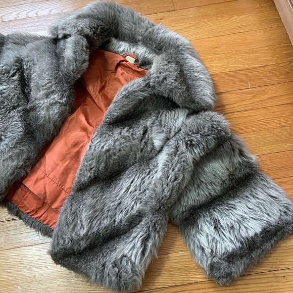 VINTAGE GLENOIT FAUX FUR JACKET FROM around the 1960’s MADE IN ENGLAND - Picture 7 of 16